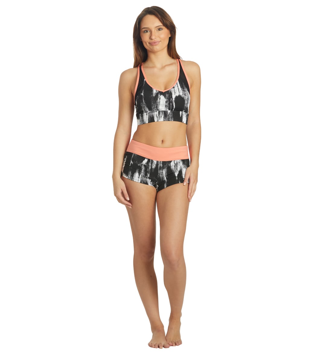 TYR Women's Dry Brush Della Boyshort Black