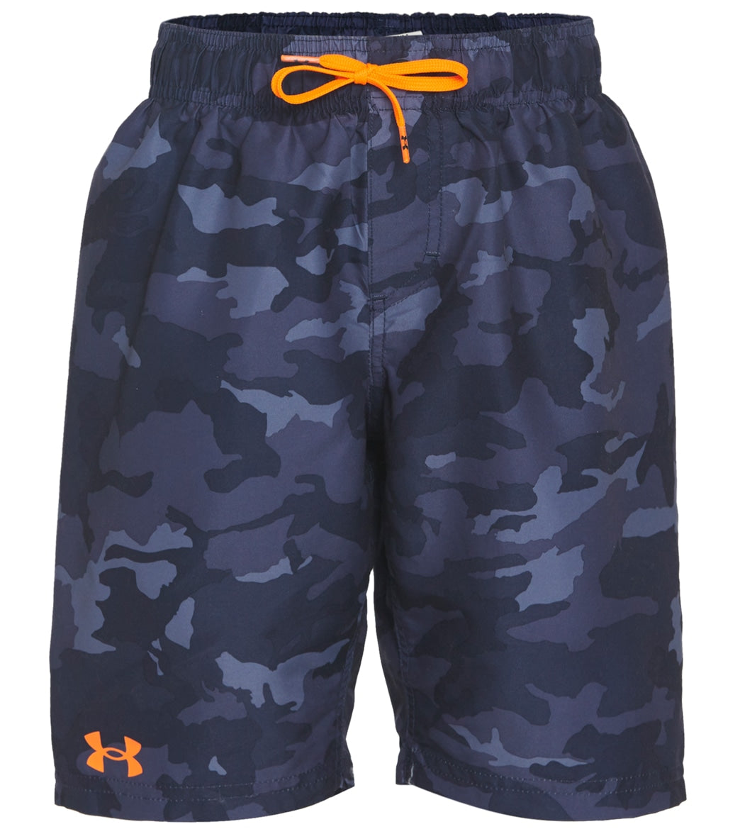 Under Armour Boys' Hyper Woodland Volley Short (Little Kid, Big Kid) Midnight Navy