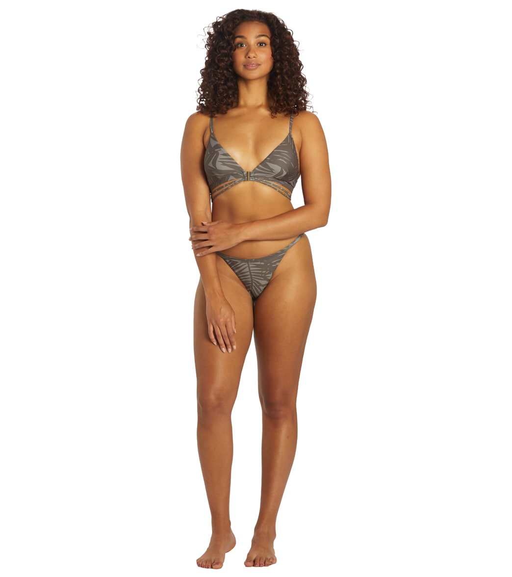 Sporti x Stef Corgel Daydream Palm Shadow Strappy Triangle Bikini Top