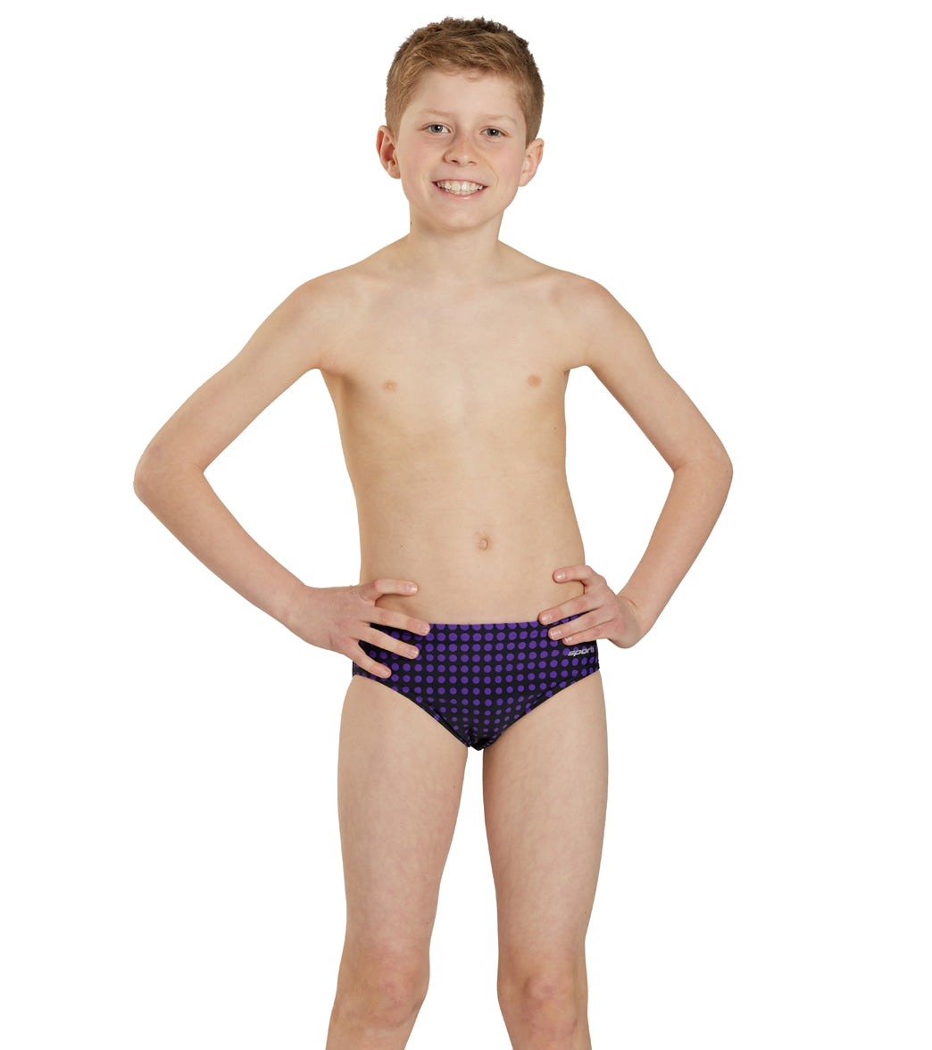 Sporti Molecule Brief Swimsuit Youth (22 - 28) Purple/Black