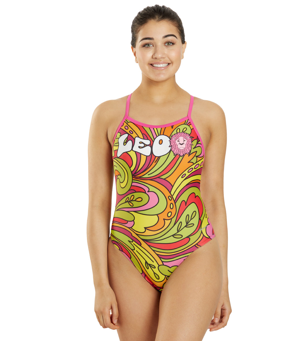 Sporti Groovy Zodiac Leo Thin Strap One Piece Swimsuit (22-44) Leo