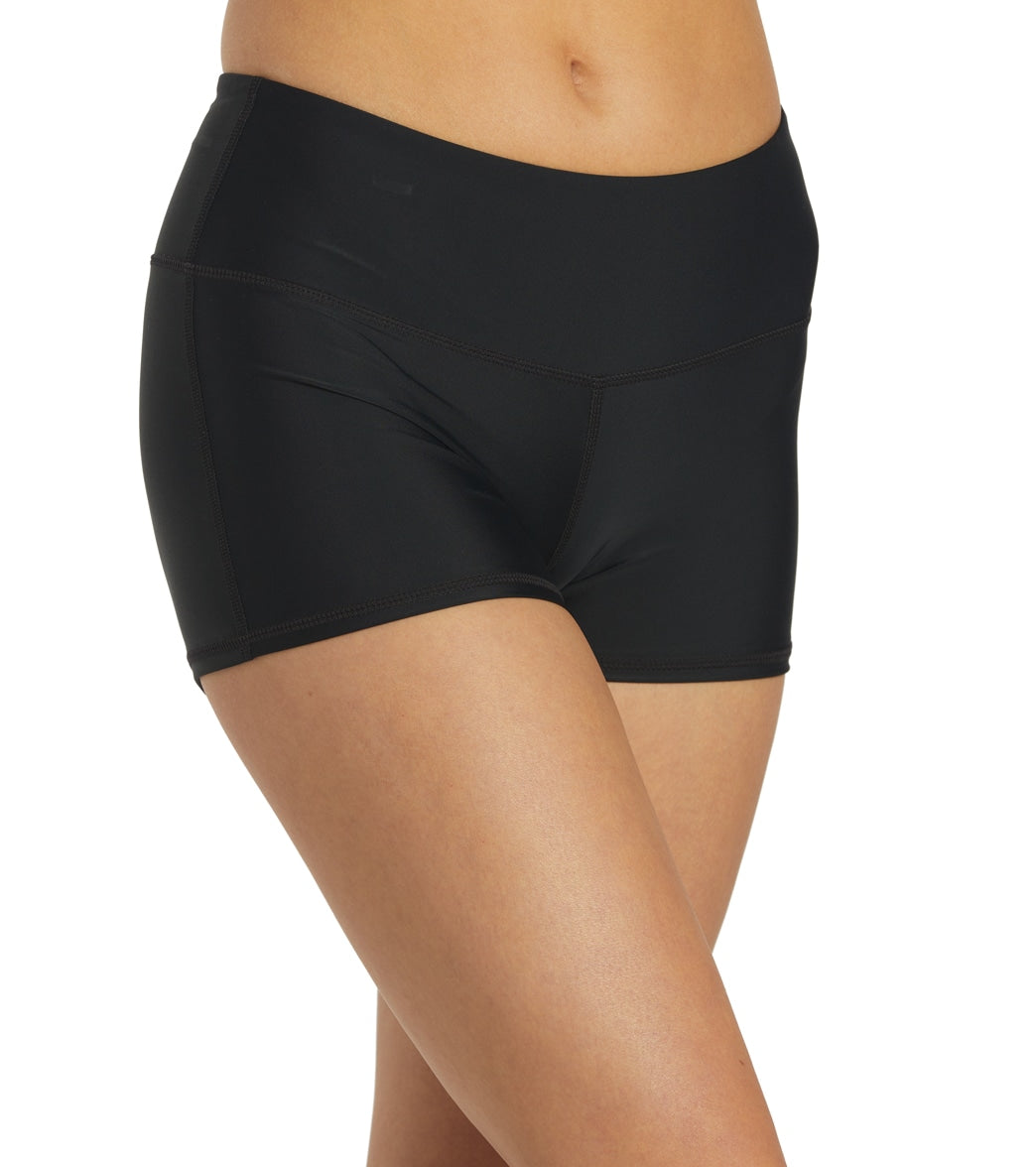 Sporti Active Solid 2.25 inseam Boyshort Black