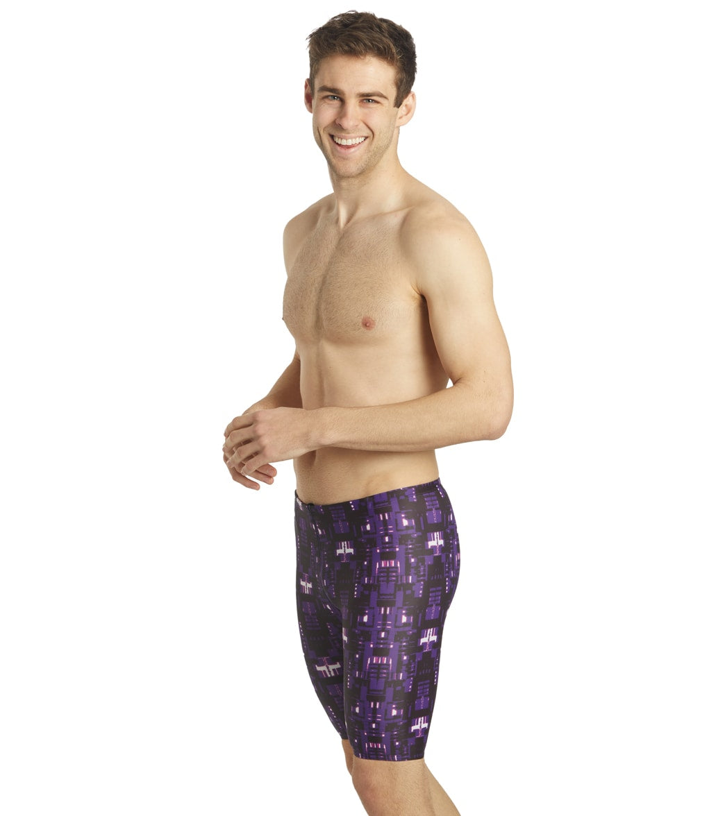 iSwim Varsity Blur Jammer Swimsuit (22-40) Purple