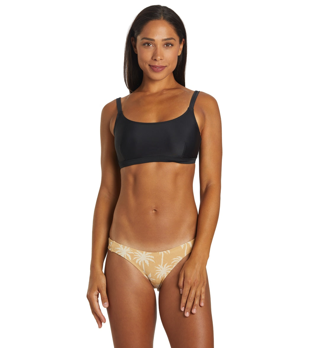 Rip Curl Women's Surf Palms Banded Cheeky Bikini Bottom