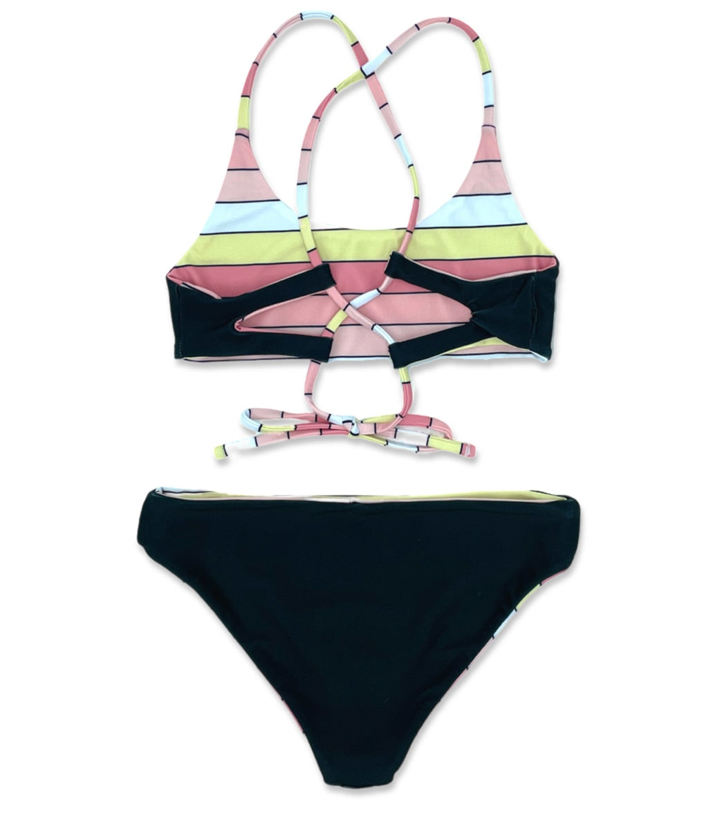 Feather 4 Arrow Girls' Waverly Reversible Two Piece Bikini Set (Toddler, Little Kid, Big Kid)