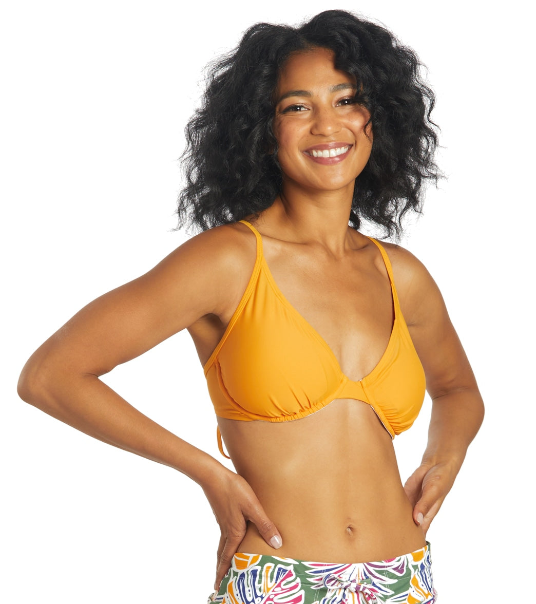 Sporti Solid Underwire Bikini Top (D/DD/E/F)  Mango