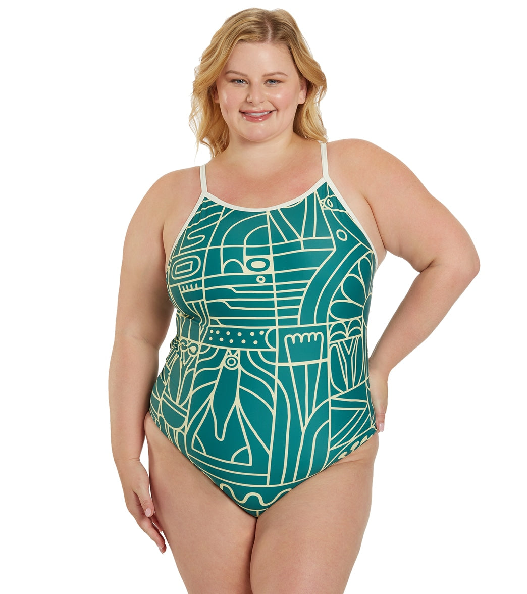 Sporti x Wyatt Hersey Limited Edition Bloom Thin Strap One Piece Swimsuit (22-44) Bloom