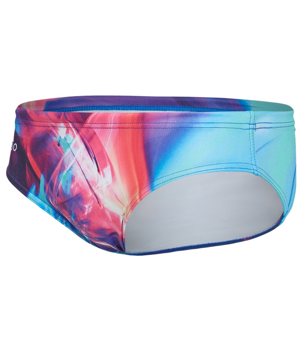 Turbo Men's Multi Bright Water Polo Brief Royal