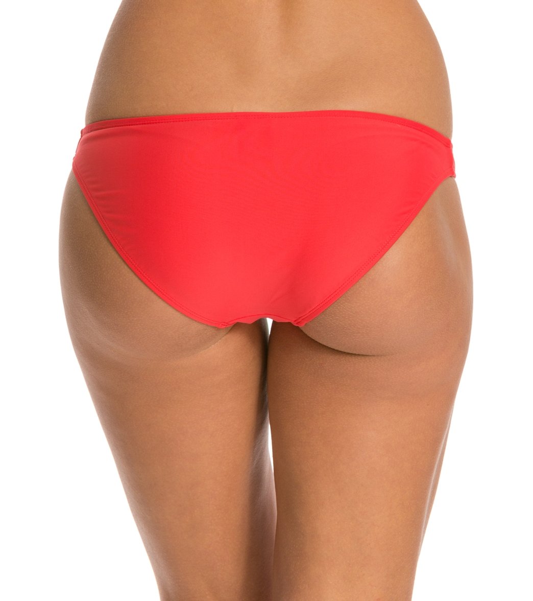 Body Glove Swimwear Smoothies Basic Bikini Bottom Scarlet Red