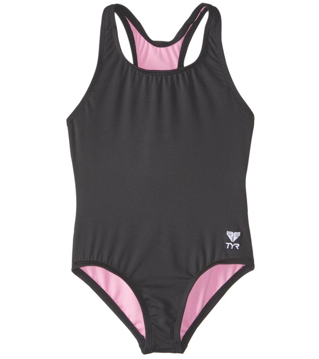 TYR Girls' Solid Ella Maxfit One Piece Swimsuit (Toddler, Little Kid, Big Kid)