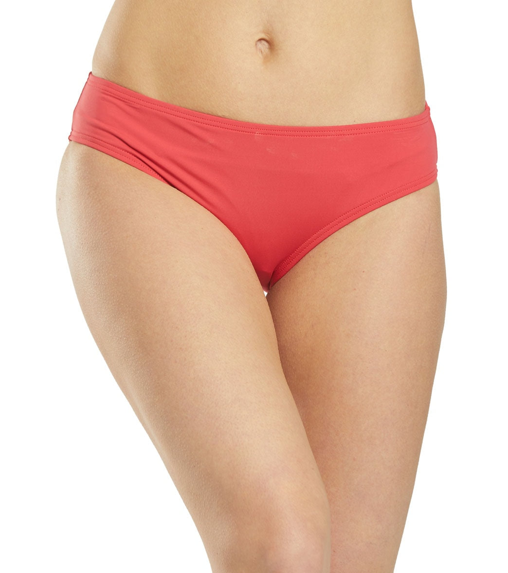 Beach House Solid Surface Bikini Bottom Rosewood