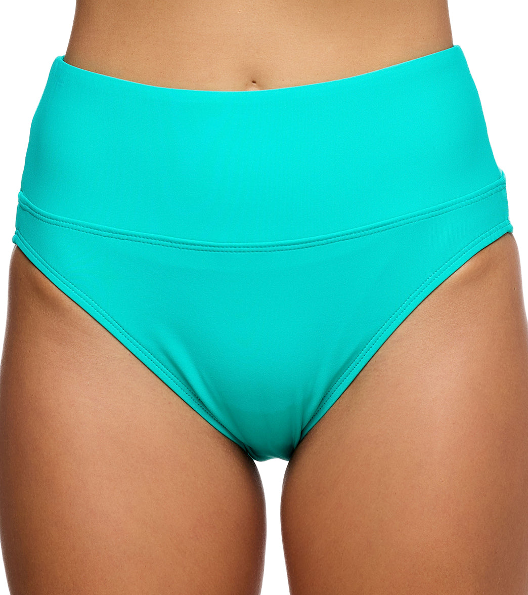 Next by Athena Women's Harmony High Waisted Bikini Bottom