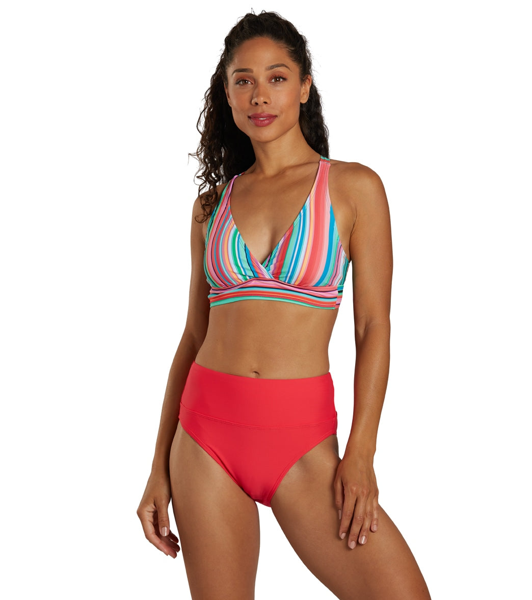 Next by Athena Women's Harmony High Waisted Bikini Bottom