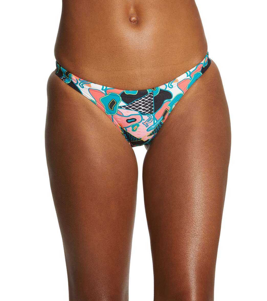 Arena Women's Rulebreaker Free Bikini Bottom Black/Multi