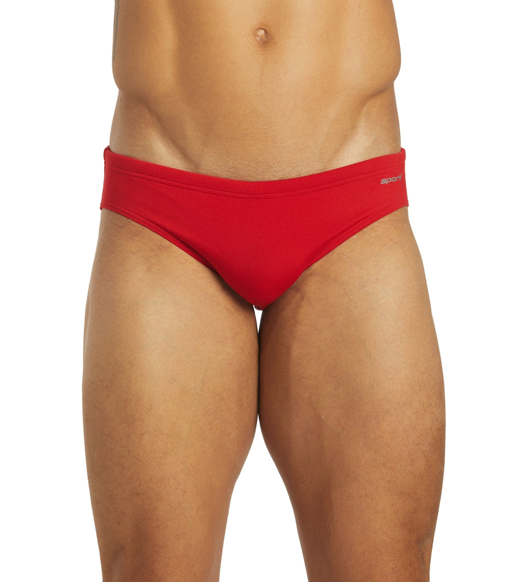 Sporti HydroLast Men's Water Polo Brief Red