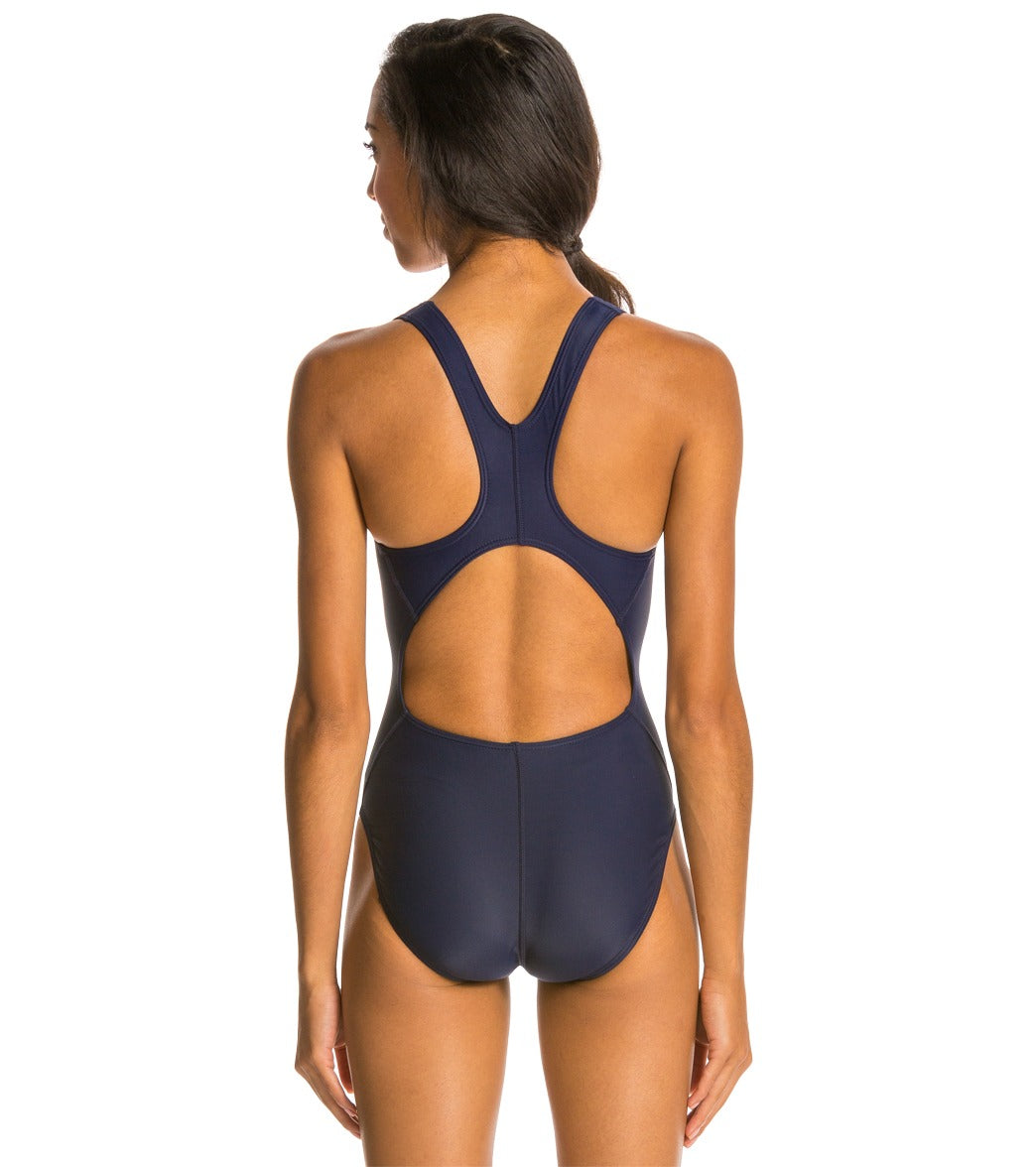 The Finals Solid V2 Back Lycra One Piece Swimsuit Navy