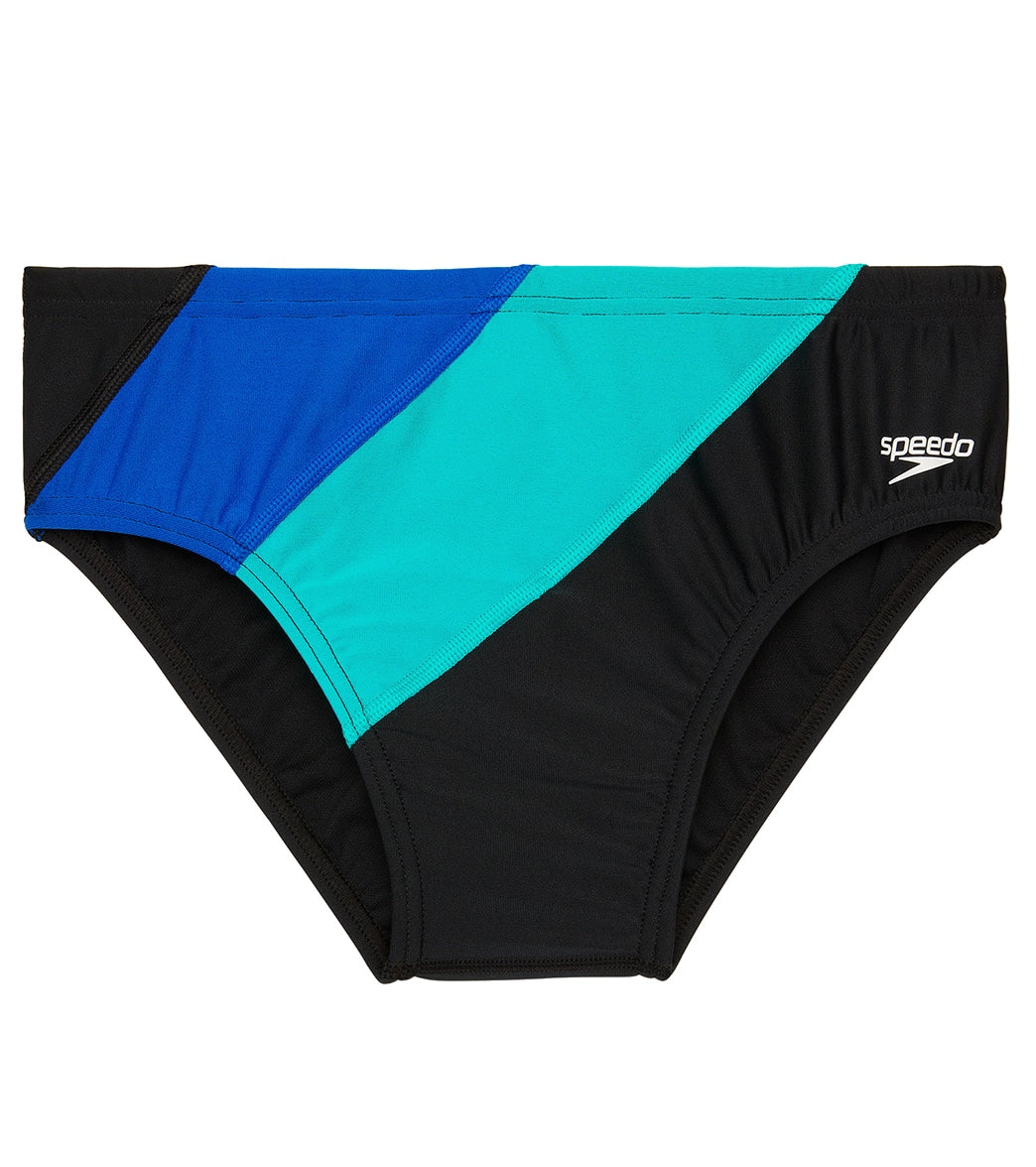 Speedo Vibe Men's Color Blocked One Brief Swimsuit Ceramic