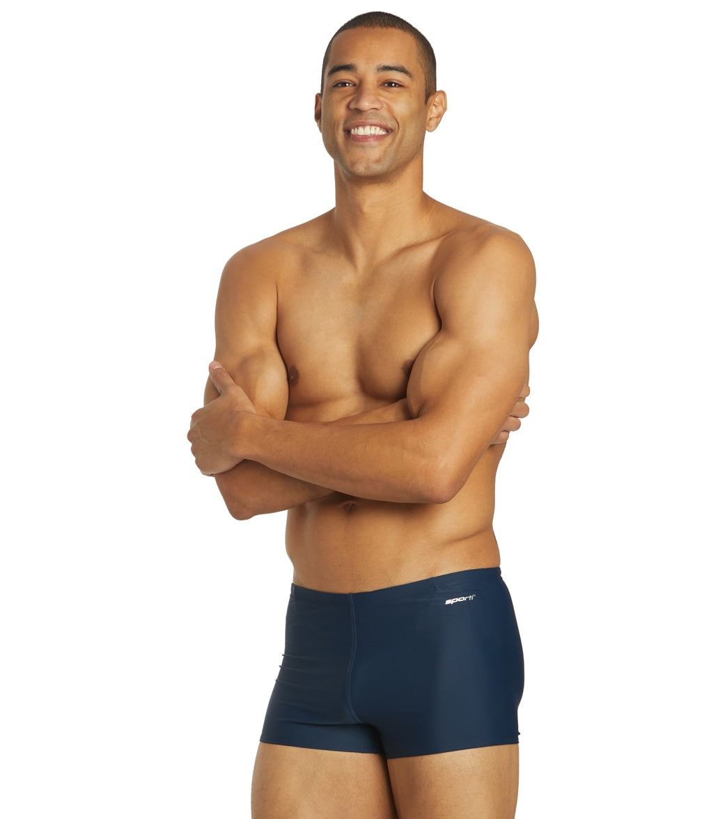 Sporti Solid Swim Square Leg Swimsuit (24-44)