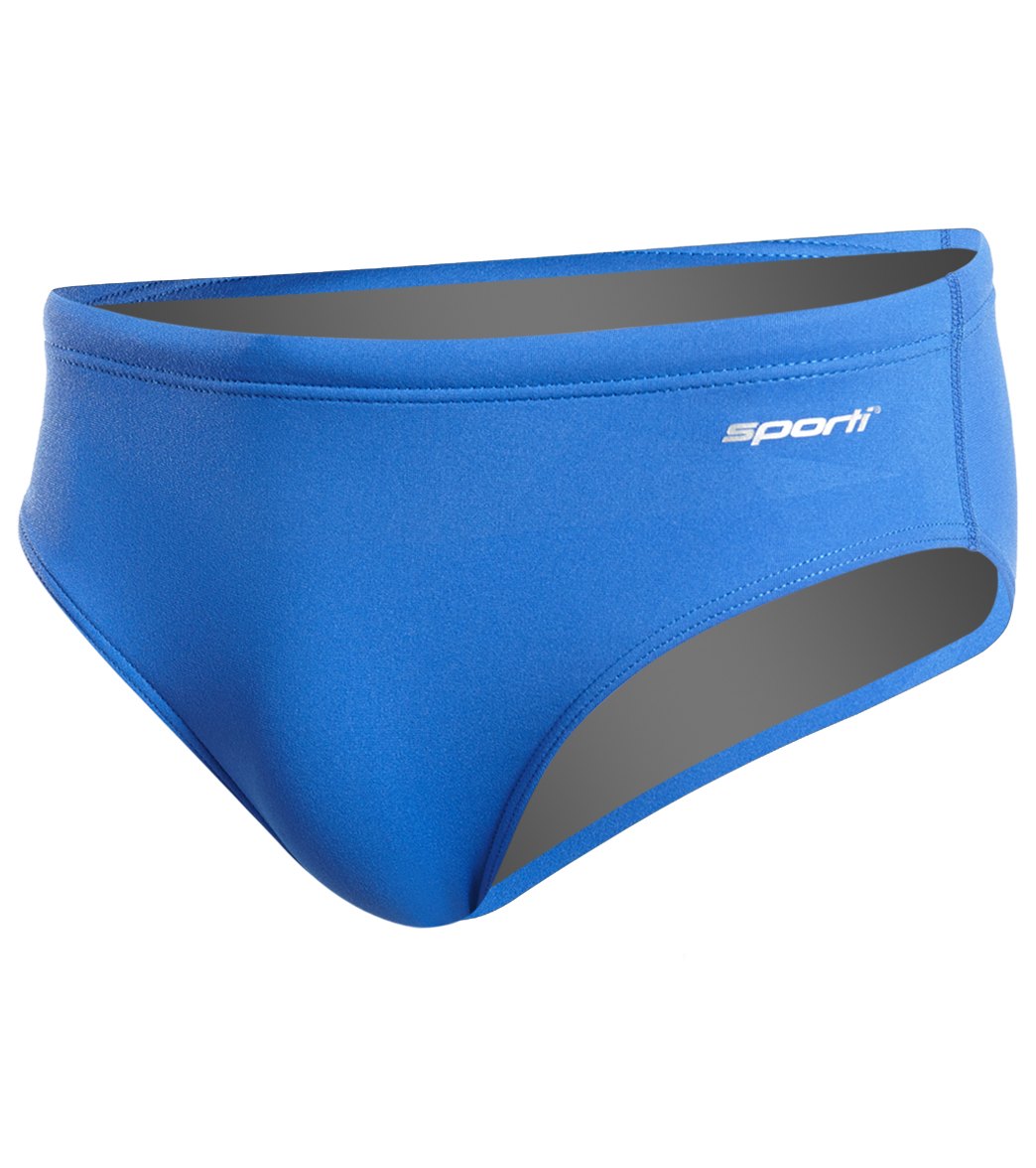 Sporti HydroLast Solid Brief Swimsuit Youth (22-28) Royal