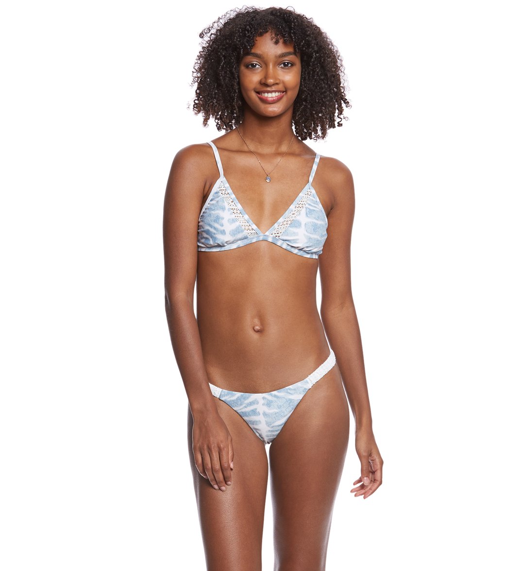 Somedays Lovin Moontide Triangle Bikini Top Multi