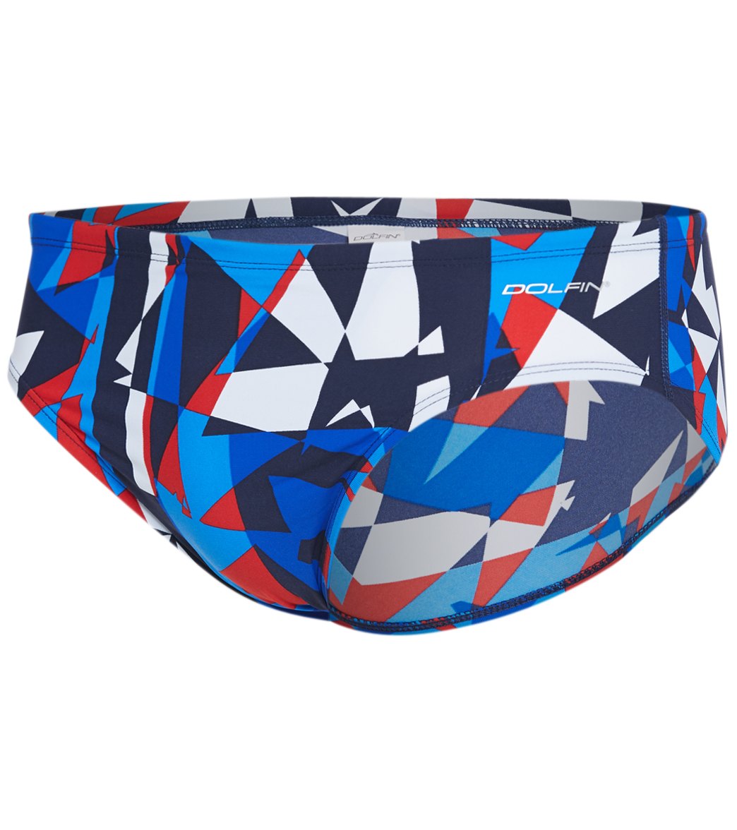 Dolfin Graphlite Men's Dynamite All Over Racer Brief Swimsuit