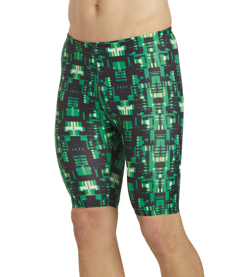 iSwim Varsity Blur Jammer Swimsuit (22-40) Green