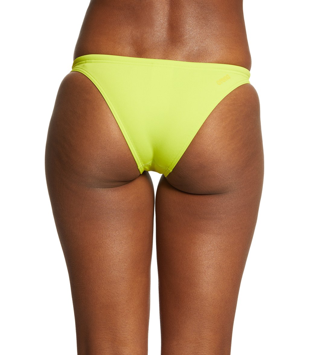 Arena Women's Rulebreaker Free Bikini Bottom Soft Green/Yellow Star