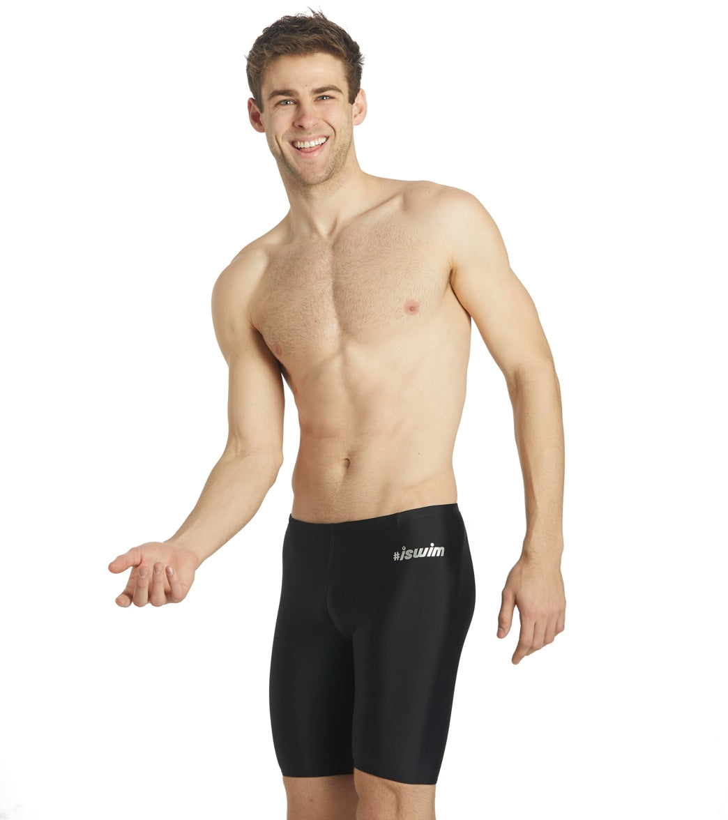 iSwim Men's Hashtag Jammer Swimsuit