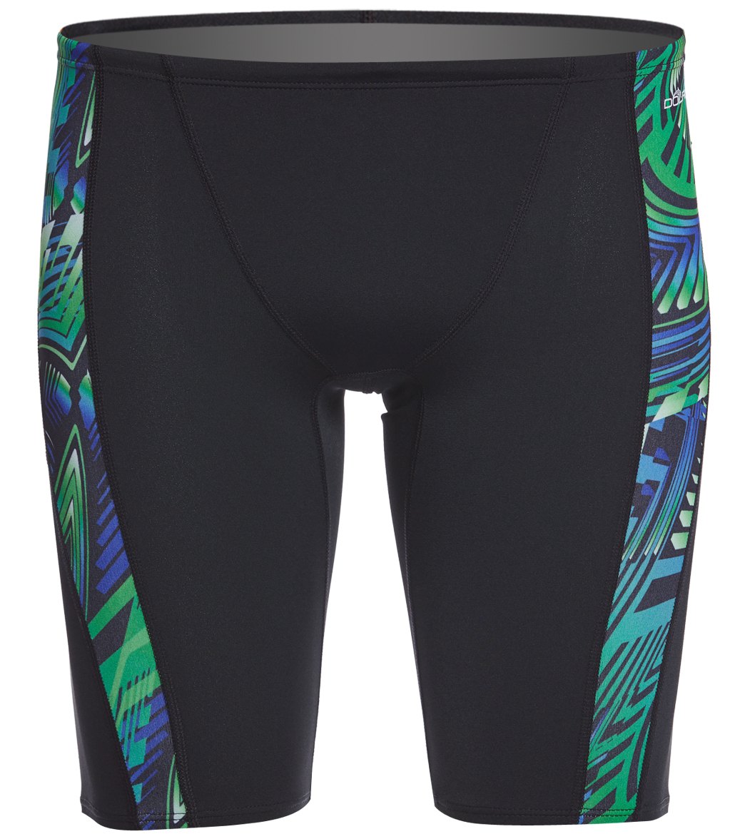 Dolfin Reliance Men's Genesis Spliced Jammer Swimsuit Blue/Green