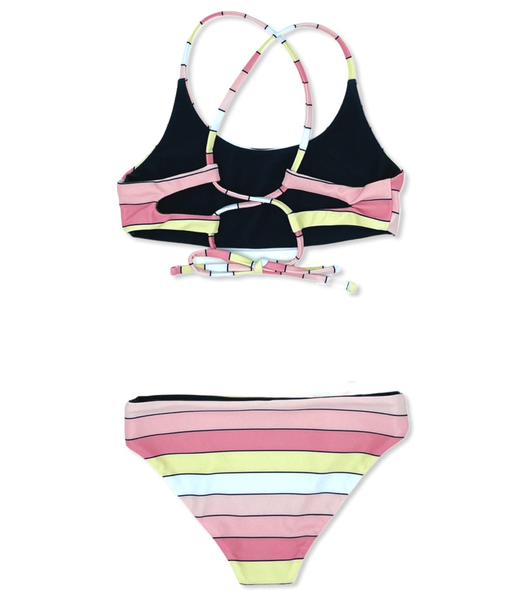 Feather 4 Arrow Girls' Waverly Reversible Two Piece Bikini Set (Toddler, Little Kid, Big Kid)