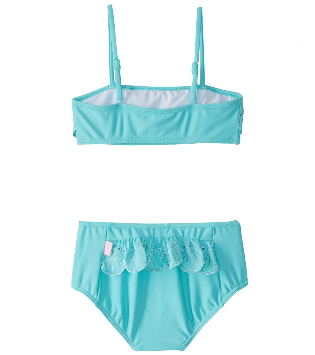 Seafolly Girls' Sweet Summer Bikini Set (2T-7) Bahama Blue