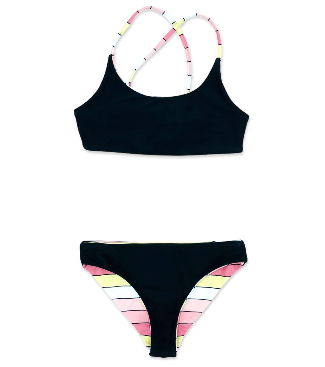 Feather 4 Arrow Girls' Waverly Reversible Two Piece Bikini Set (Toddler, Little Kid, Big Kid)