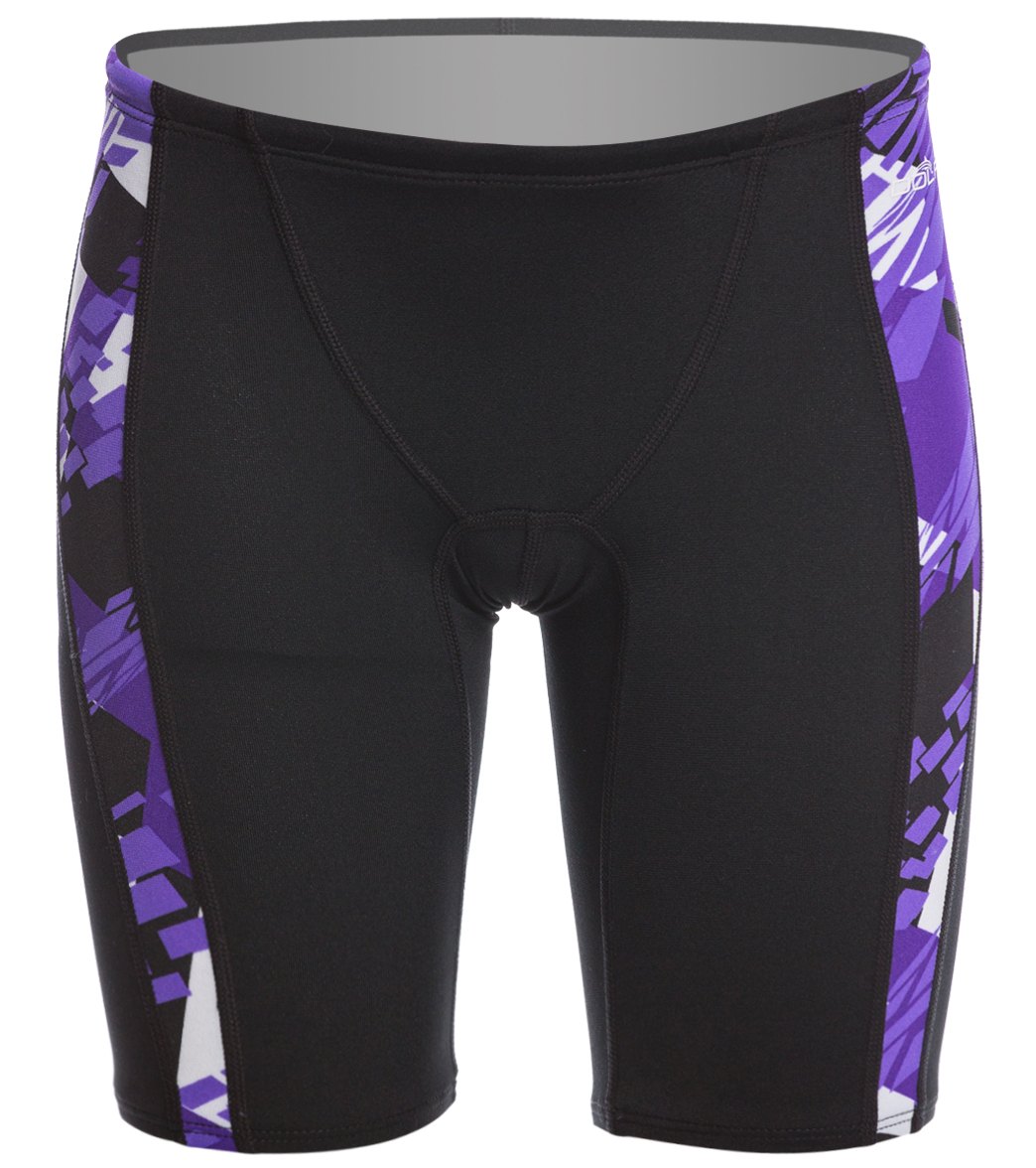 Dolfin Boys' Zephyr Jammer Swimsuit Purple Zephyr