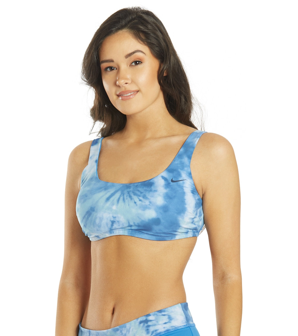 Nike Women's Nike Tie Dye Scoop Neck Bikini Top