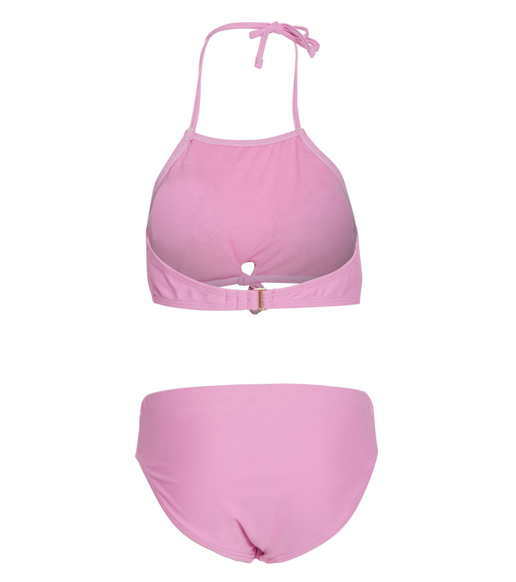 Raisins Girls' Moodring Two Piece Bikini Set (Big Kid) Pink