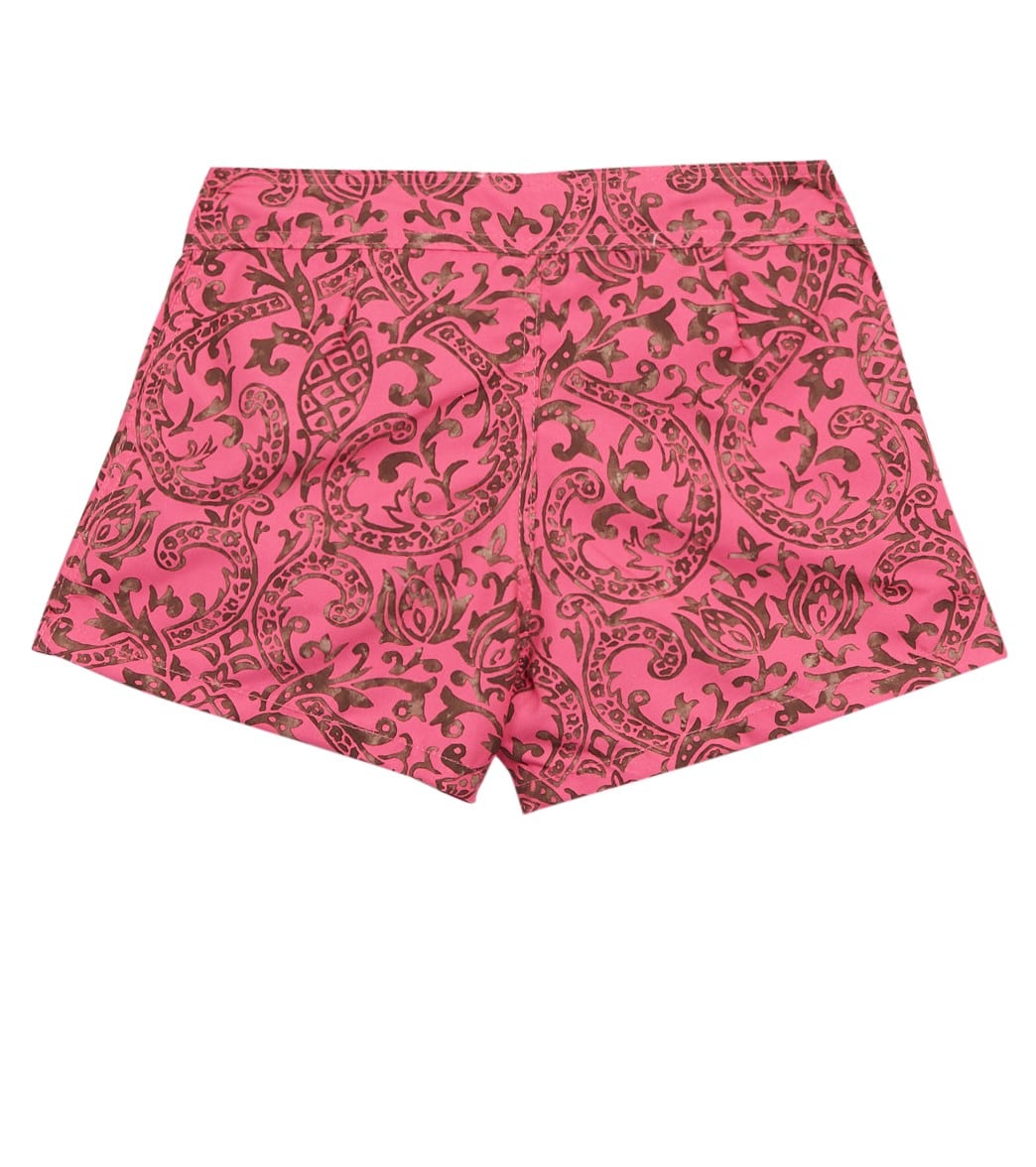 Tidepools Girls' Pineapple Hot Pink Boardshort (Toddler, Little Kid, Big Kid)