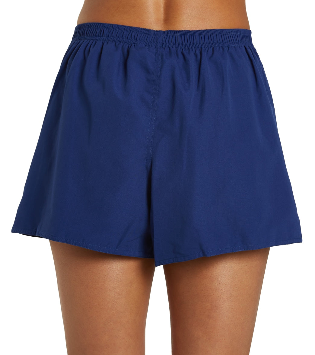 Maxine Solids Woven Board Shorts Navy