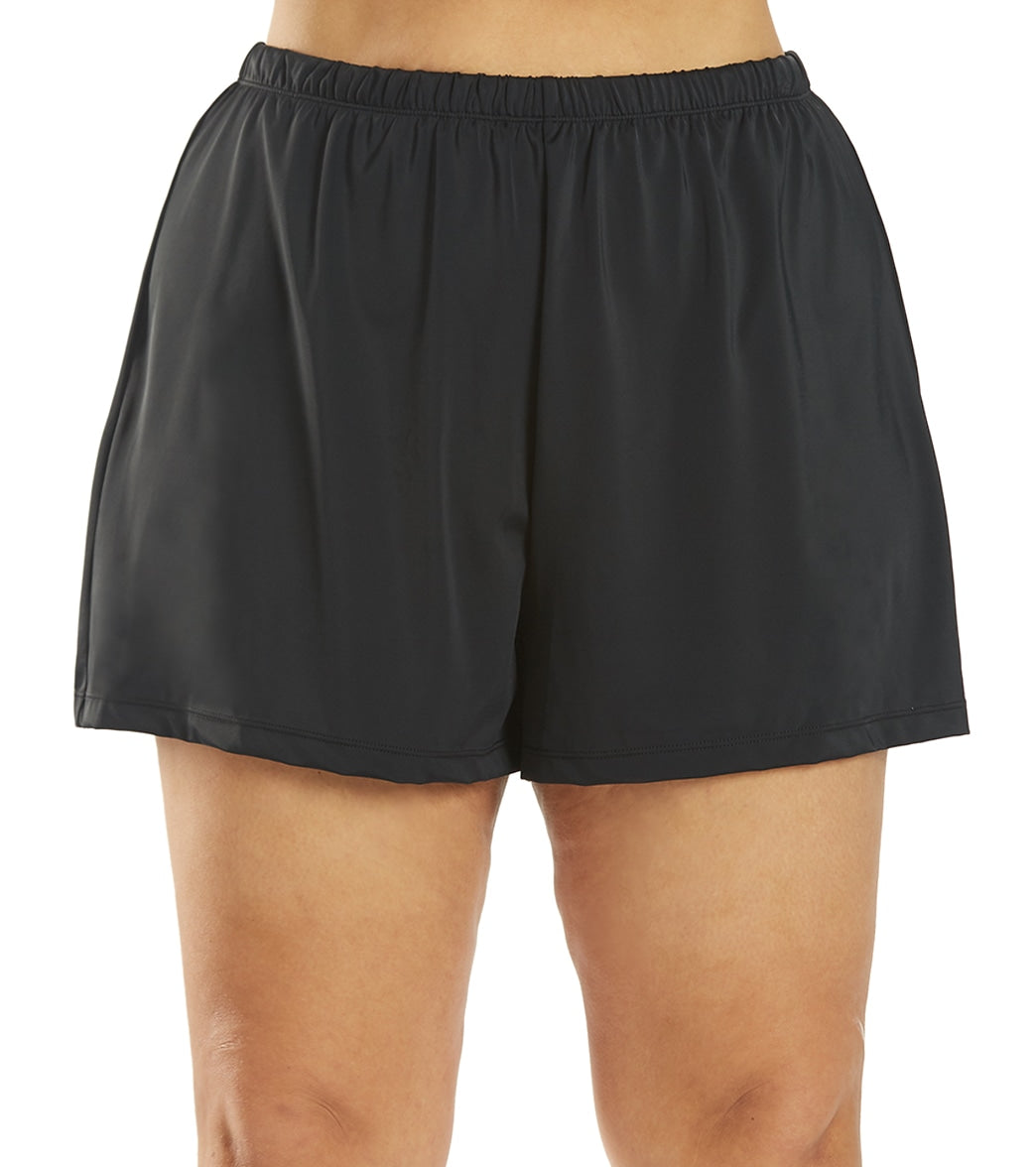 Maxine Plus Size Solid Swim Short