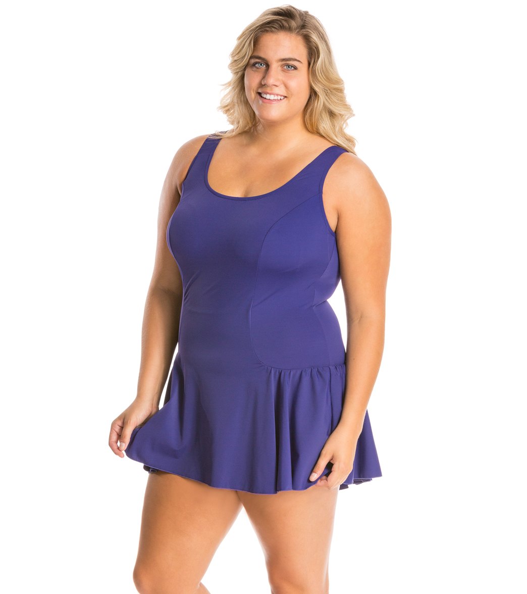 Sporti Plus Size Swim Dress