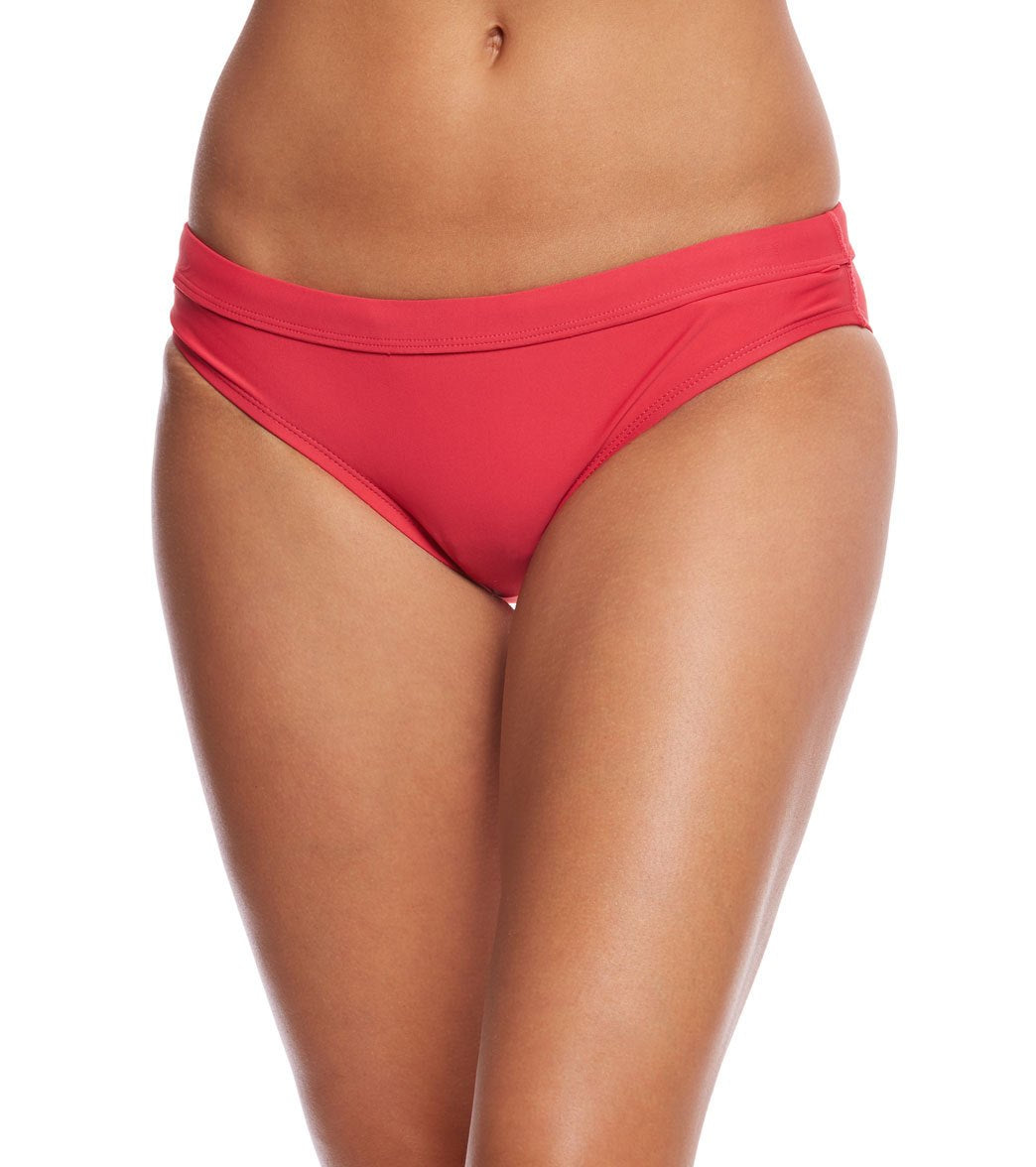 Sporti Active Hipster Workout Bikini Swim Bottom Rouge