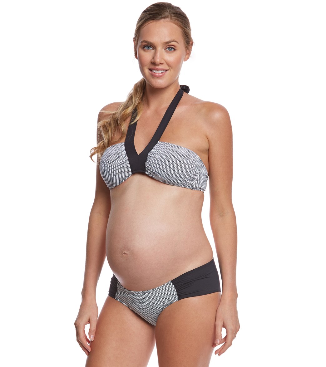 Pez D'or Maternity Montego Bay Bandeau Halter Bikini Two Piece