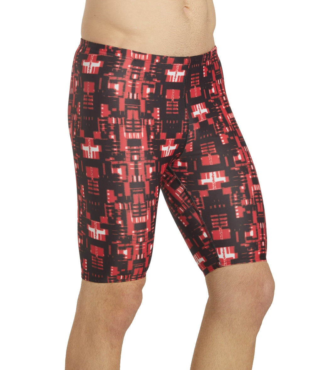 iSwim Varsity Blur Jammer Swimsuit (22-40) Red