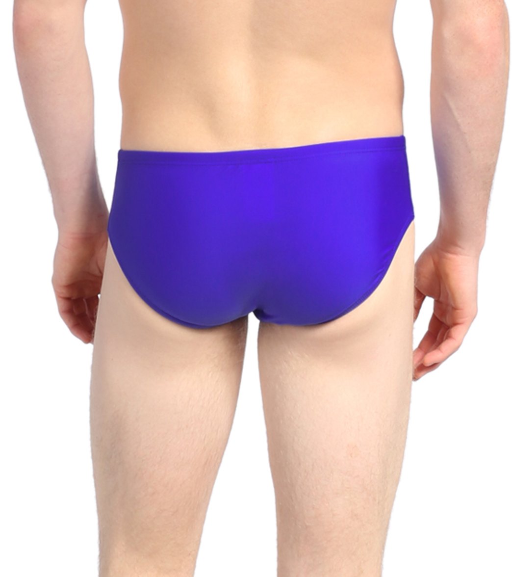 TYR Men's TYReco Solid Racer Brief Swimsuit Royal II