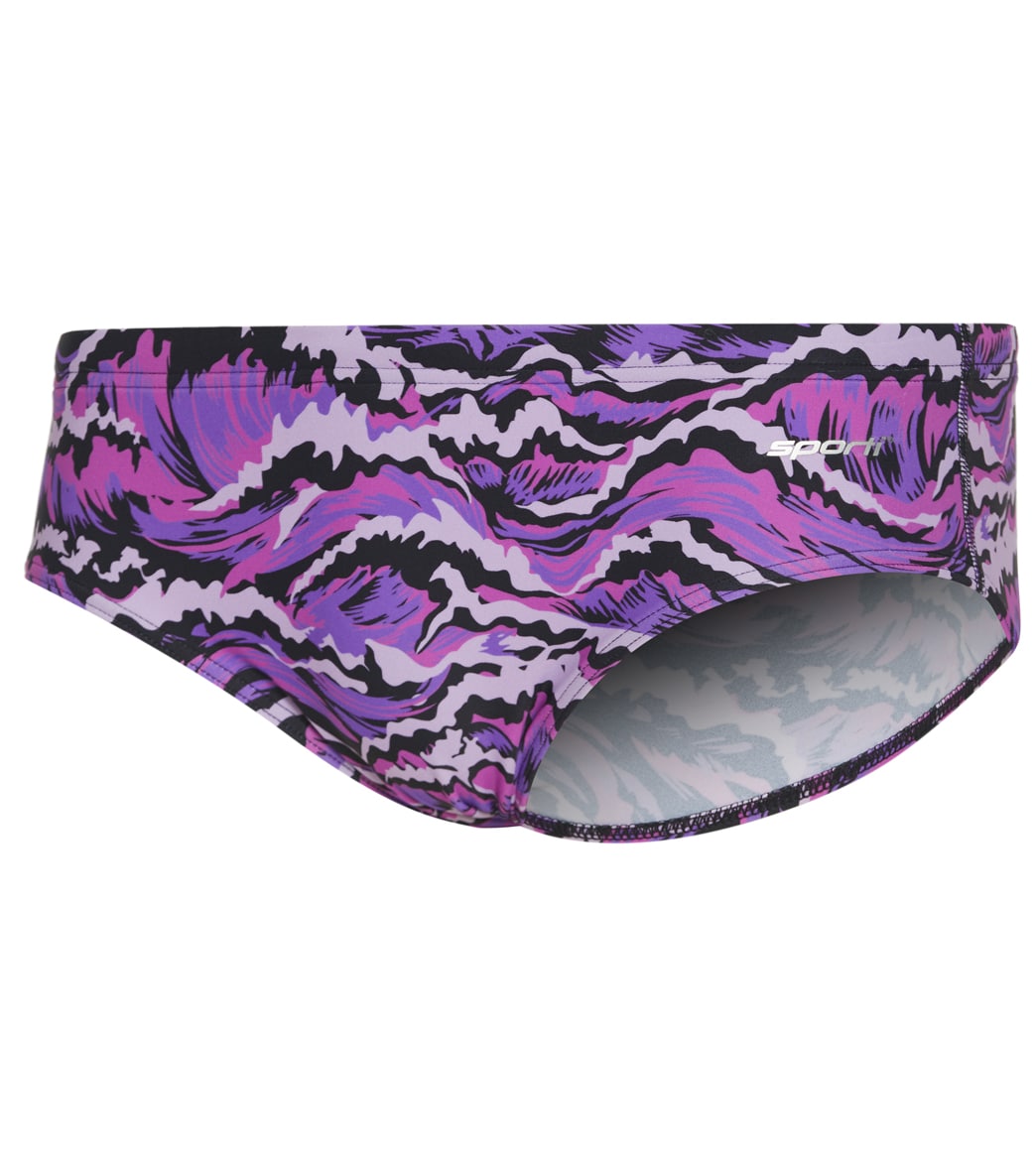 Sporti New Waves Brief Swimsuit Youth (22-28) Purple