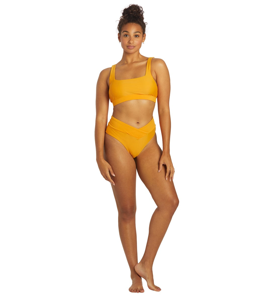 Sporti Active High Waisted Cheeky Swim Bottom Mango