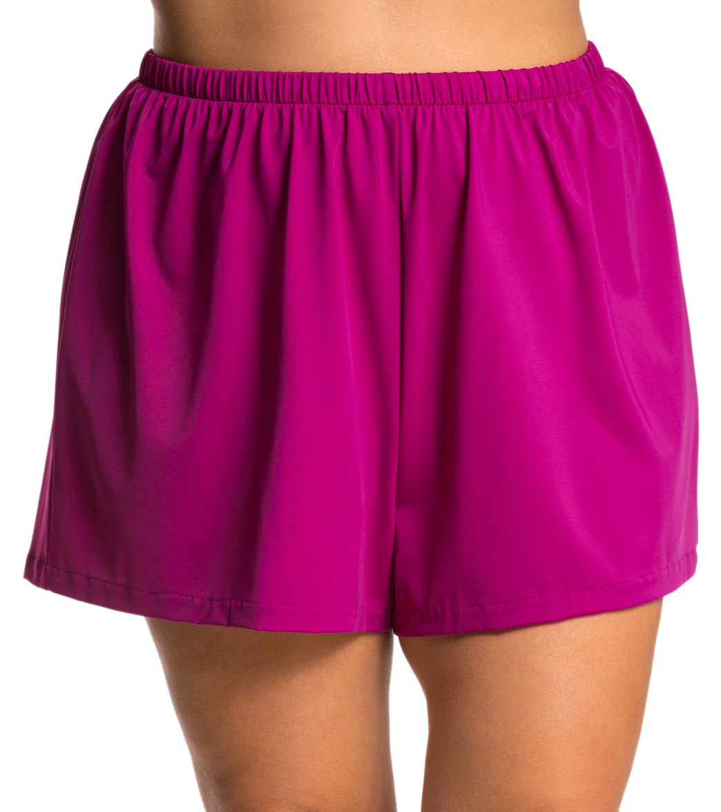 Maxine Plus Size Solid Swim Short