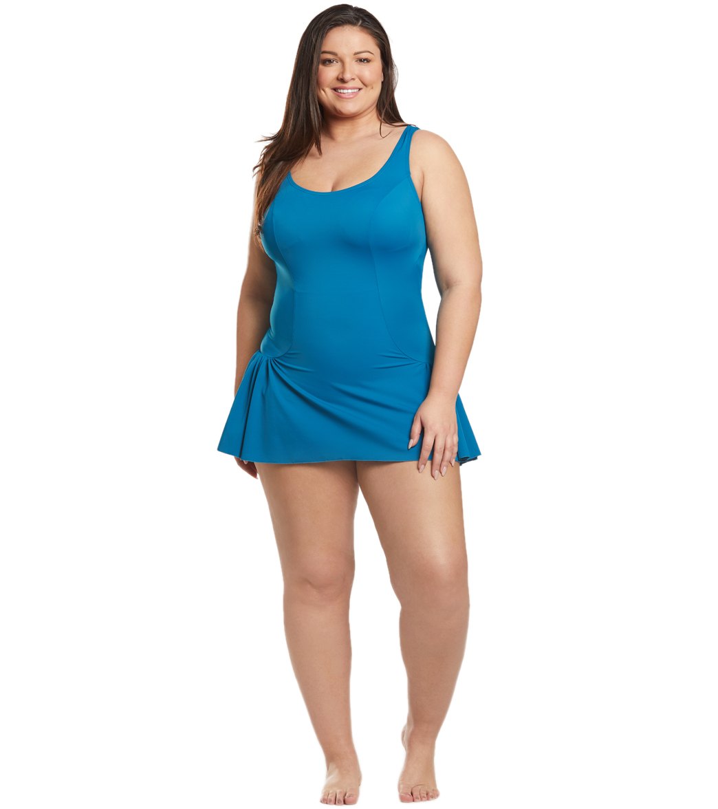 Sporti Plus Size Swim Dress