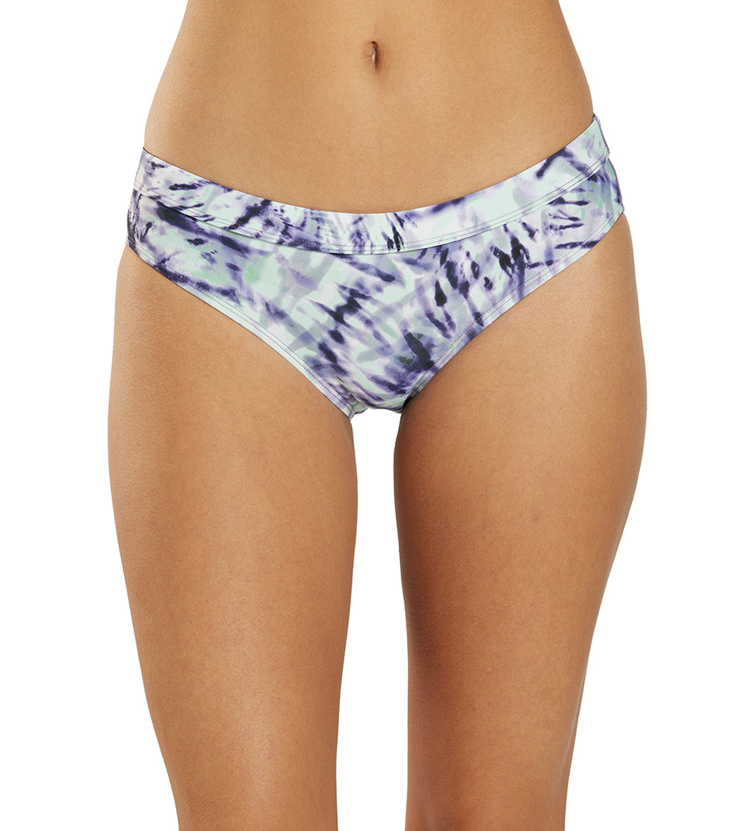 Sporti Active Moonlight Tie Dye Hipster Workout Bikini Swim Bottom Moonlight Tie Dye