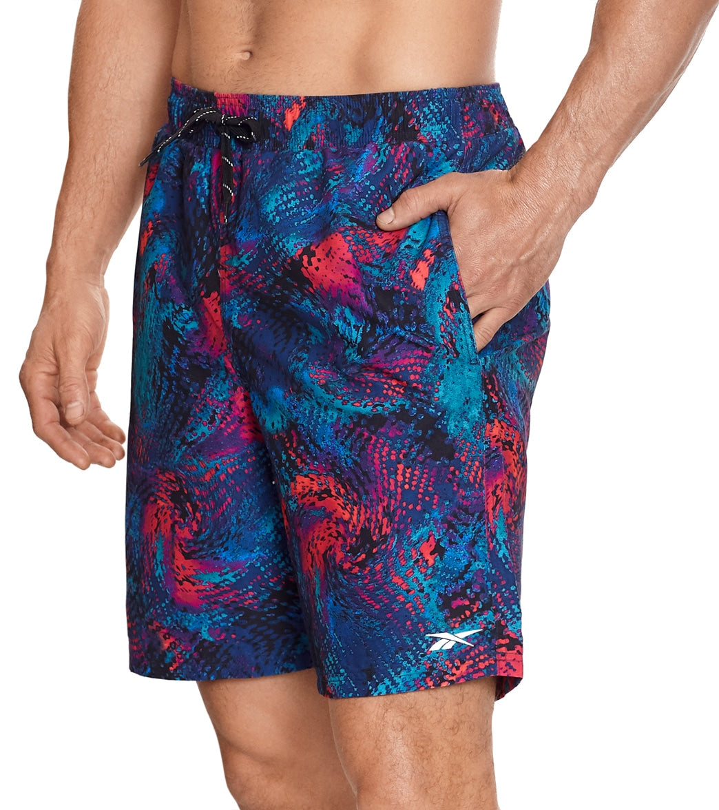 Reebok Men's Flux Motive 9 Swim Trunks Multi