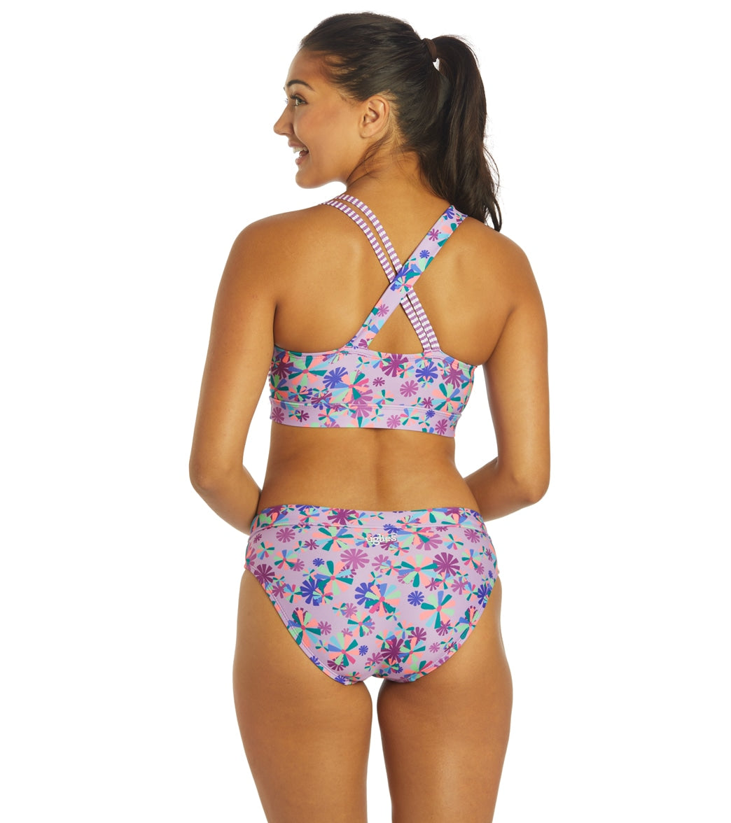 Dolfin Uglies Women's Asymmetrical Two Piece Work Out Swimsuit